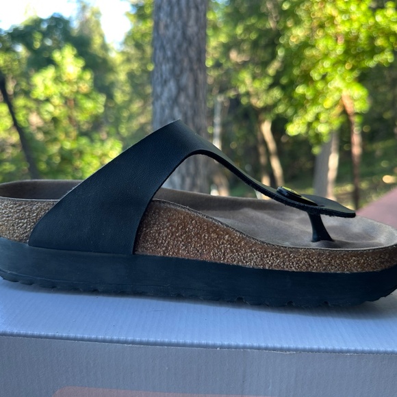 Birkenstock Gizeh Papillio Flex Platform Sandals Size 37 (U.S. W 6-6.5) - Vegan - Picture 8 of 11